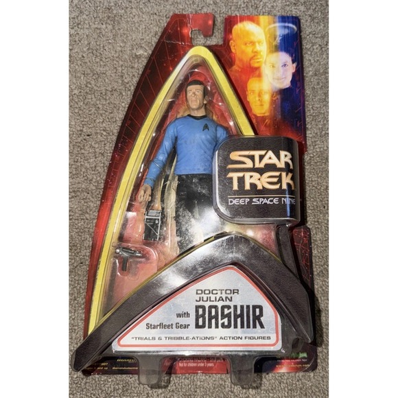 Art Asylum Other - Star Trek DS9 Dr Julian Bashir Trials & Tribble Actions Diamond Select 2005 NIB